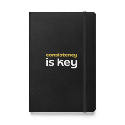 Hardcover bound notebook