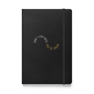 Hardcover bound notebook