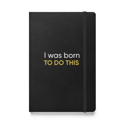 Hardcover bound notebook