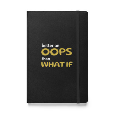 Hardcover bound notebook