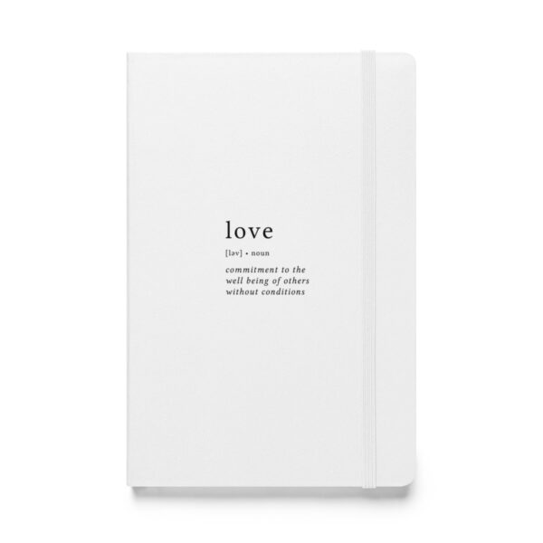 Hardcover bound notebook
